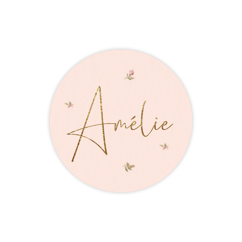 Sticker naissance - Collection Amélie