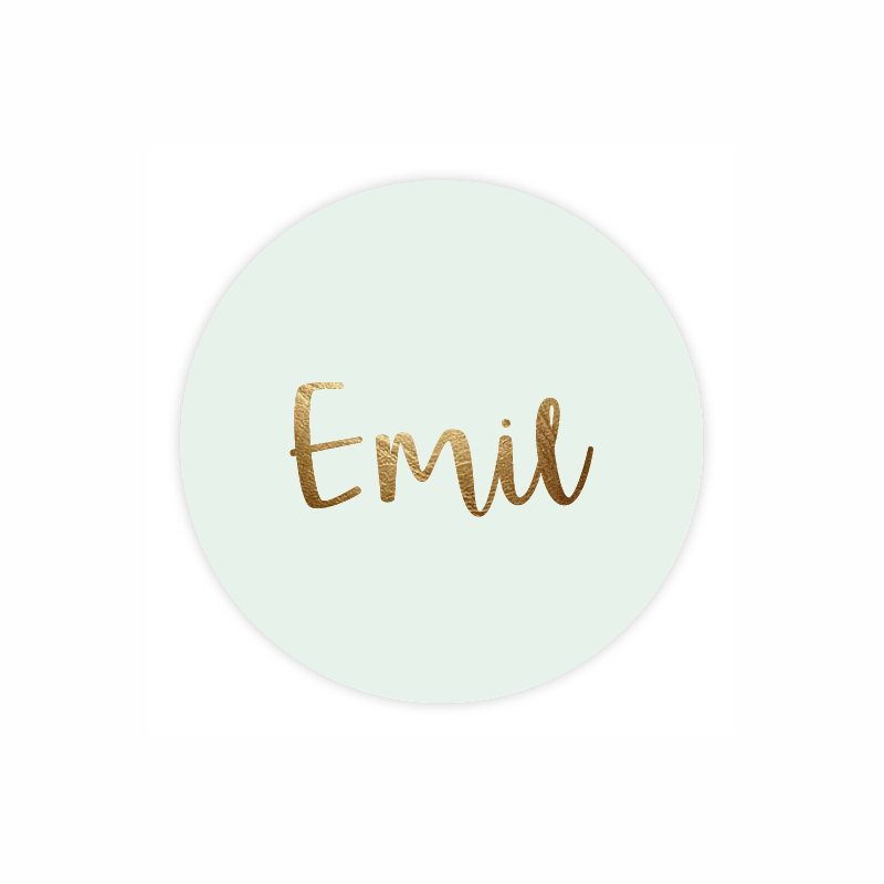 Sticker naissance - Collection Emil