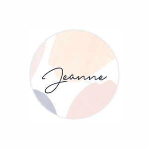 Sticker naissance - Collection Jeanne