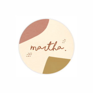 Sticker naissance - Collection Martha