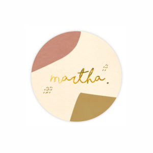 Sticker naissance - Collection Martha