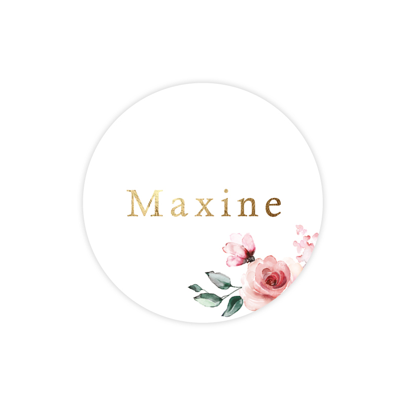 Sticker naissance - Collection Maxine