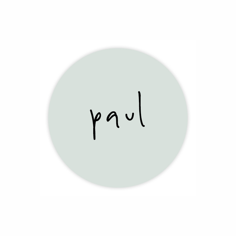 Sticker naissance - Collection Paul