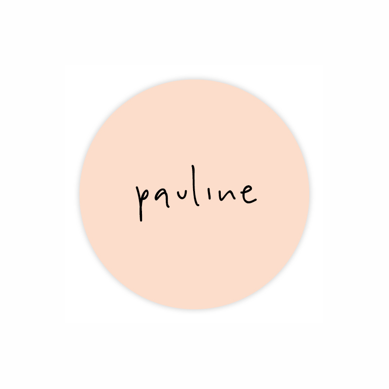 Sticker naissance - Collection Pauline