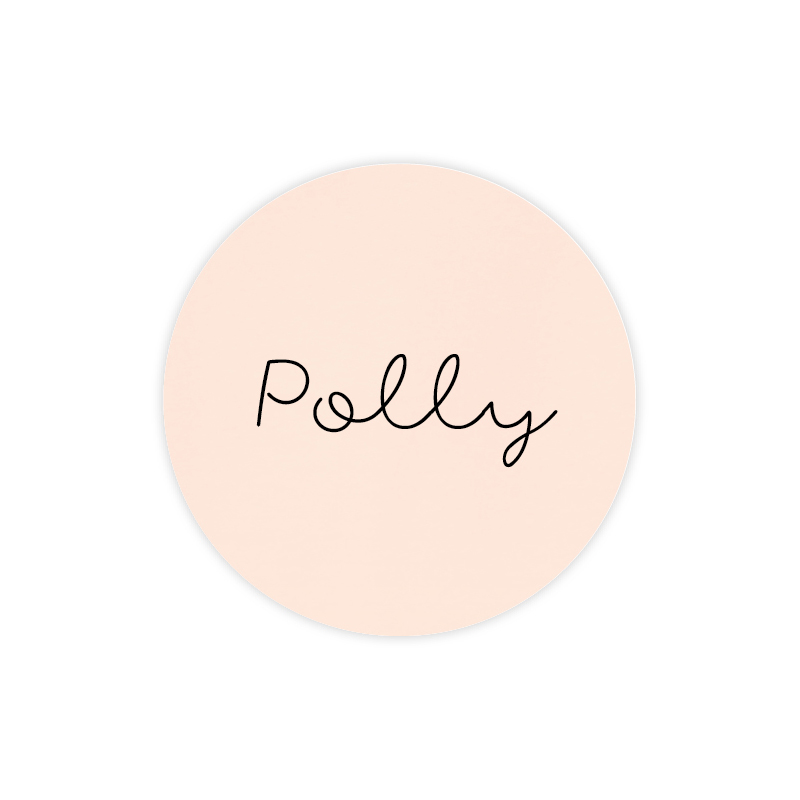 Sticker naissance - Collection Polly