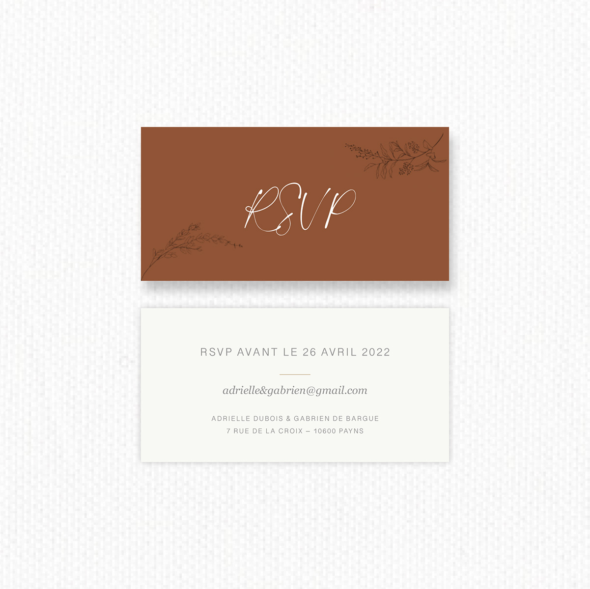 RSVP mariage - Collection Antonia