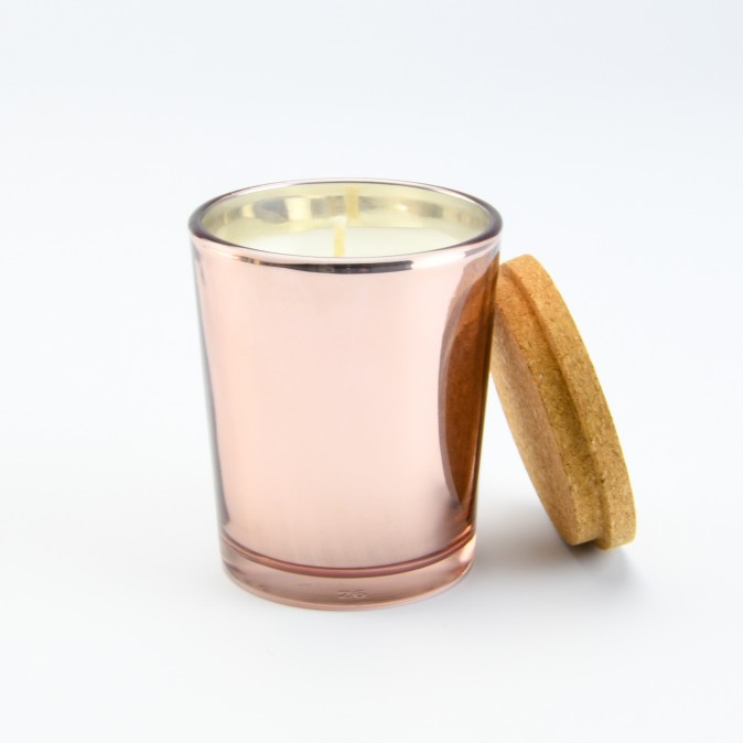 Bougies mini parfumée - Or rose