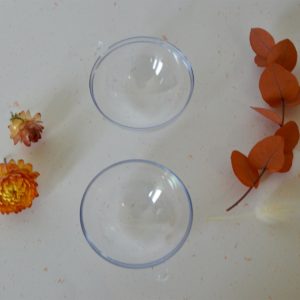 Boule en plexi transparente - 5,5 cm