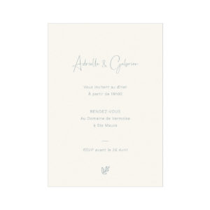 Diner mariage - Collection Pure