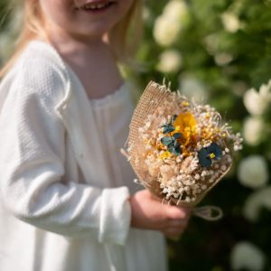Petit Bouquet enfant jaune safran